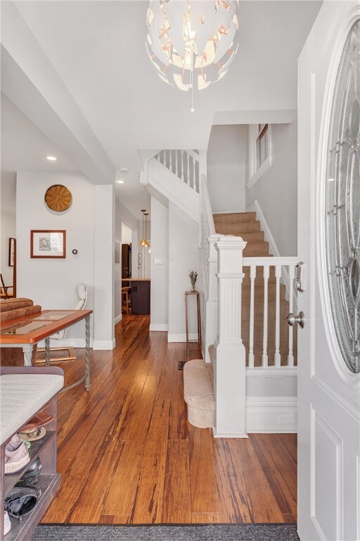 Welcome!  Greet guests through the leaded glass do