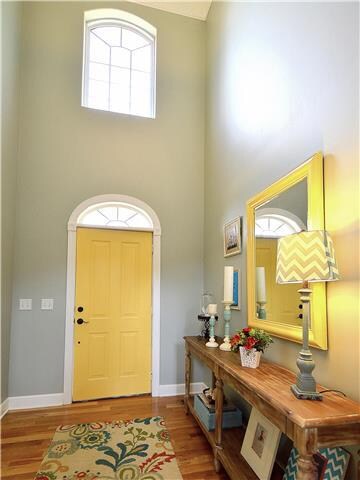You will be blown away when you enter the home, with soaring ceilings and tall windows to allow the natural light to come pouring in.  This open floor plan is amazing!