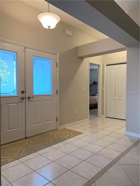 Entry viewed from living room.
