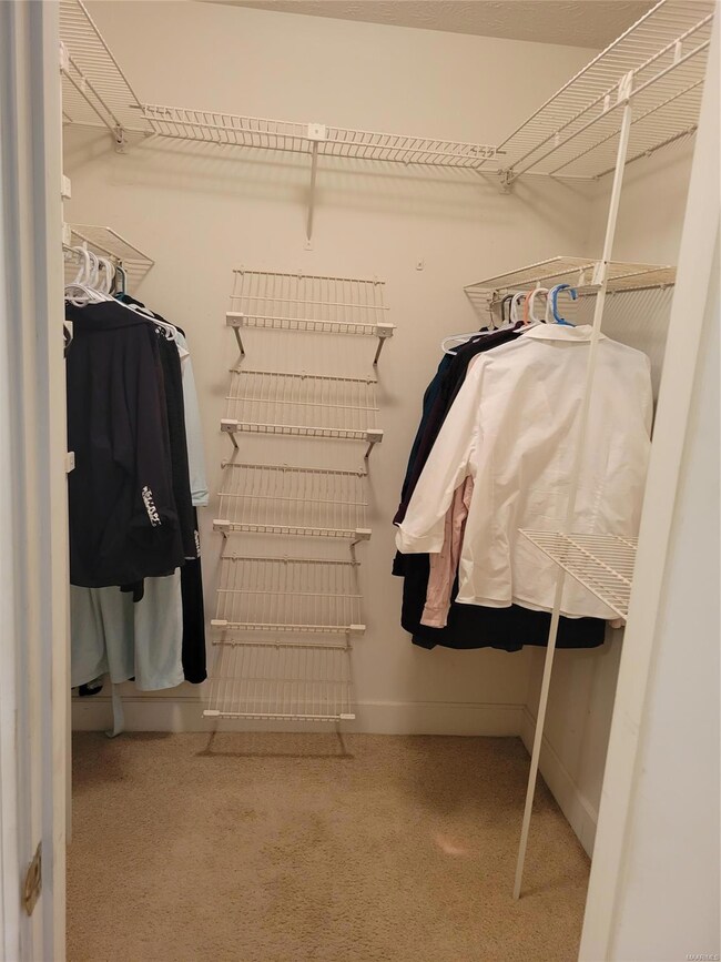 Master walk-in closet