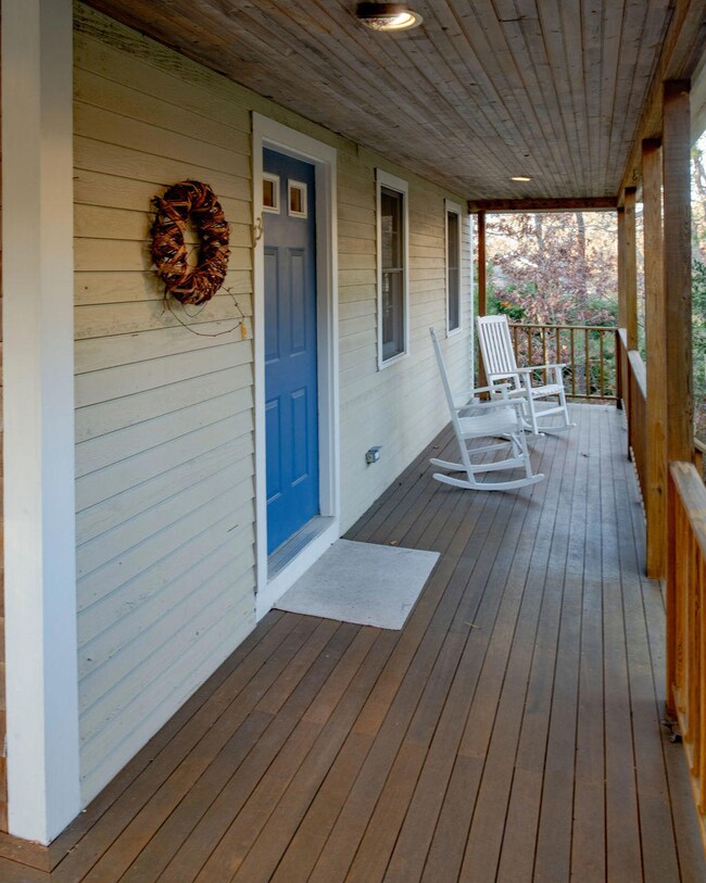 FRONT DOOR AND FARMER'S PORCH