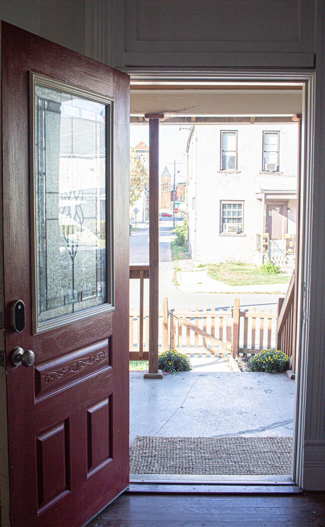 open front door
