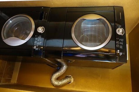Awesome washer and dryer come with the unit!
