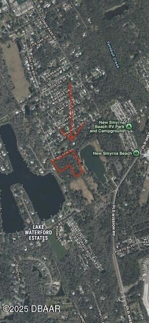 Aerial view from prop app site