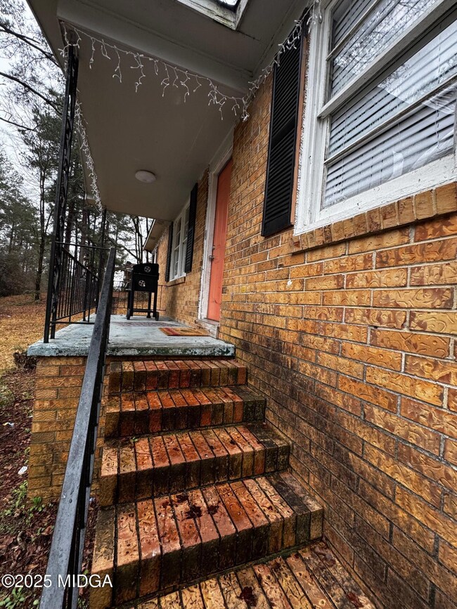 Steps to front porch