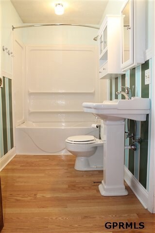 SO -- the owners remodeled this bathroom from what it used to be!