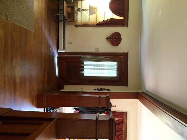 Front entry of home with beautiful...