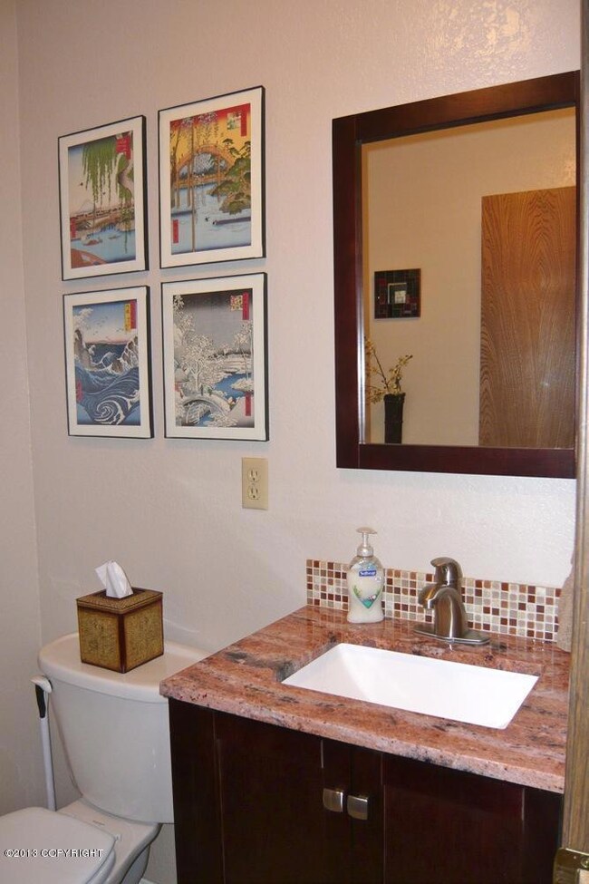 Remodeled half bath downstairs