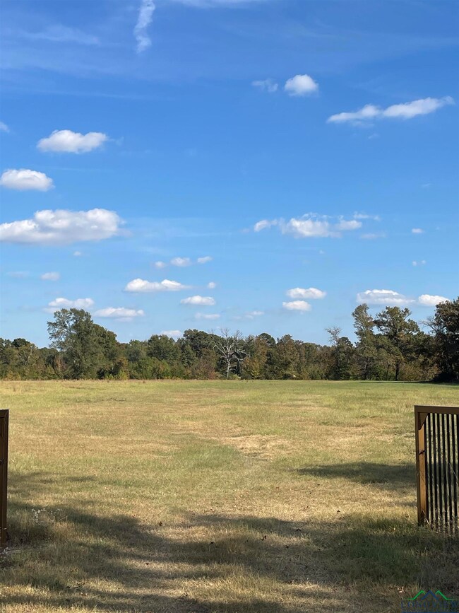 View of yard with a rural view