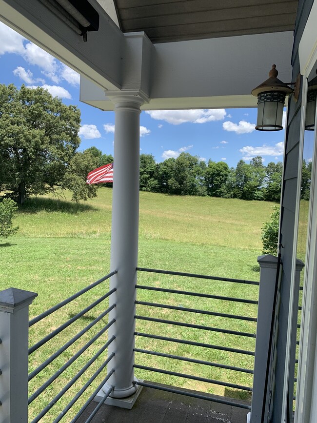 Balcony view of the farmland