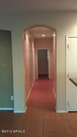 Hall from kitchen to secondary bedrooms
