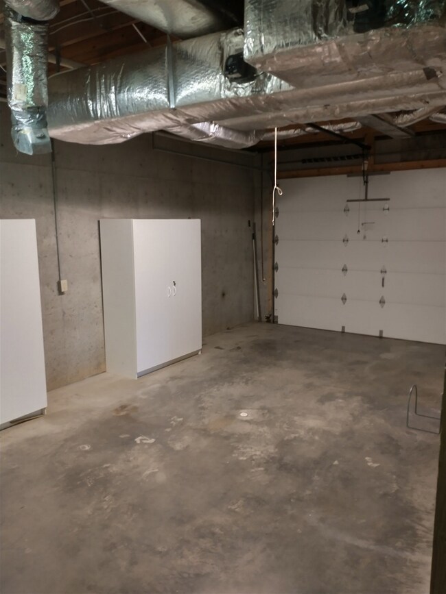 Garage in basement