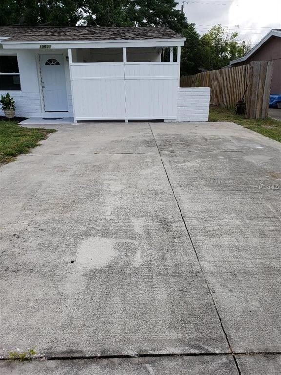 Long doublewid edriveway with carport currently cl