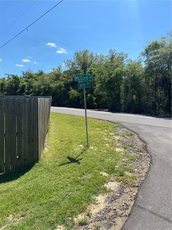 Corner Of Jenny and McCord Road