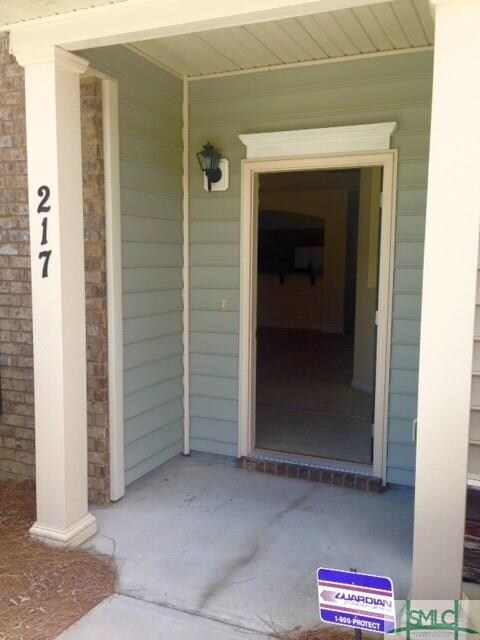 Inviting covered front porch welcomes you home