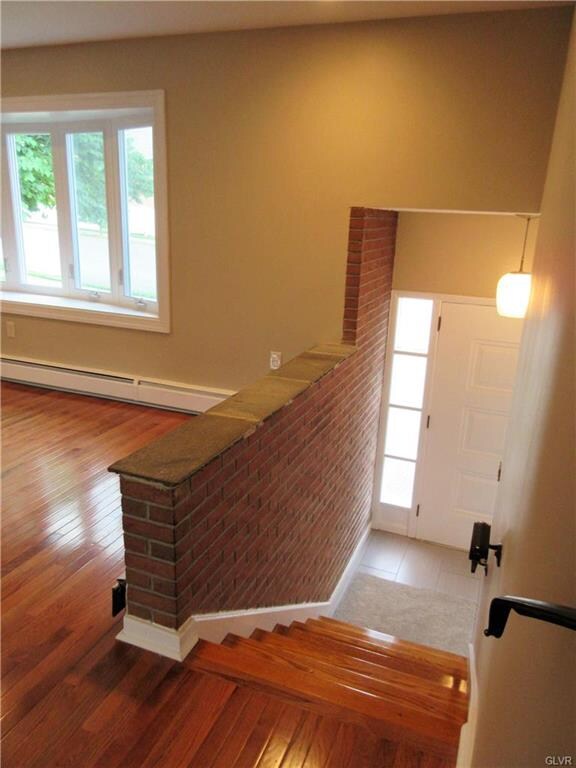 Looking at the front entranceway