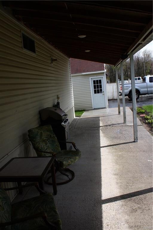 Cover patio entry