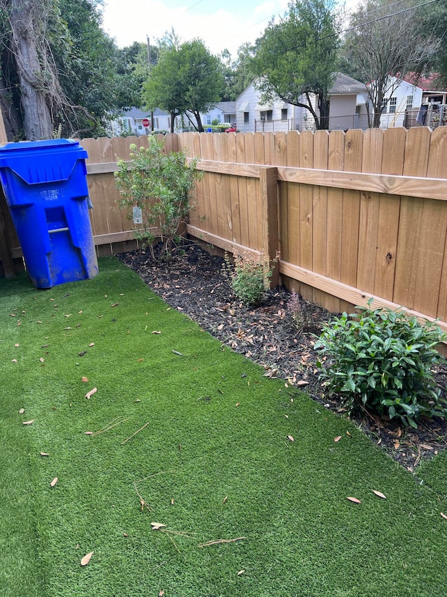 front yard of duplex