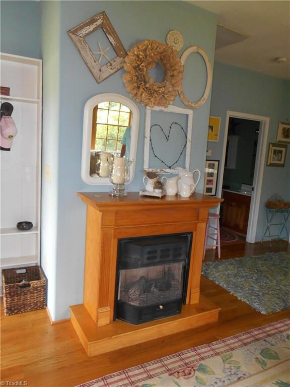 Gas logs will heat the house but heat pump is another source of warmth!