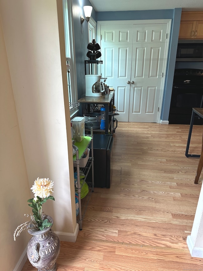 Dining Area with Storage Closet at front of house