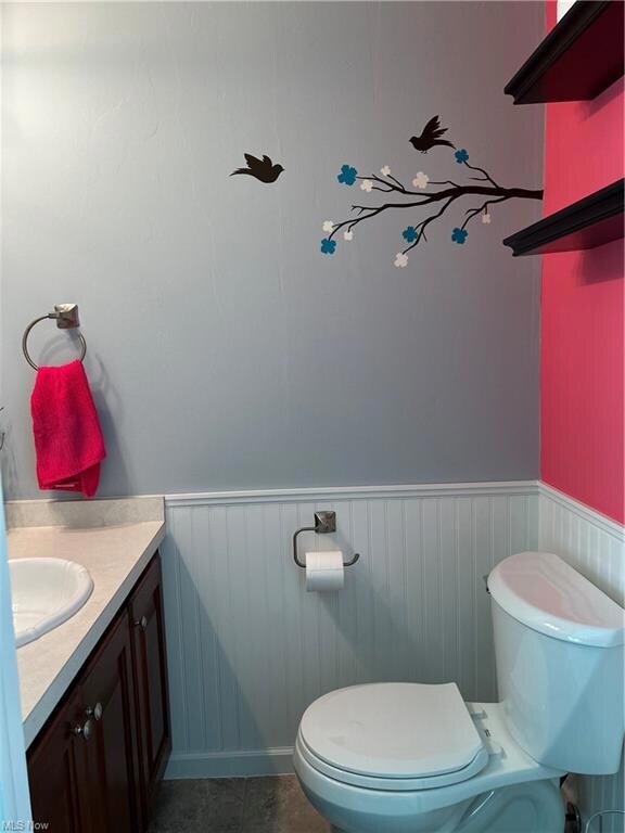 main level half bath