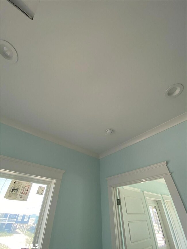 Crafted window casements and crown molding