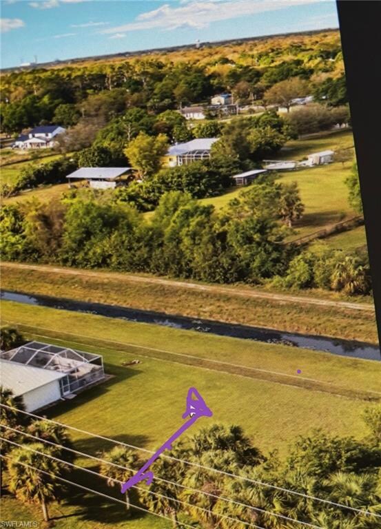Drone / aerial view with a rural view
