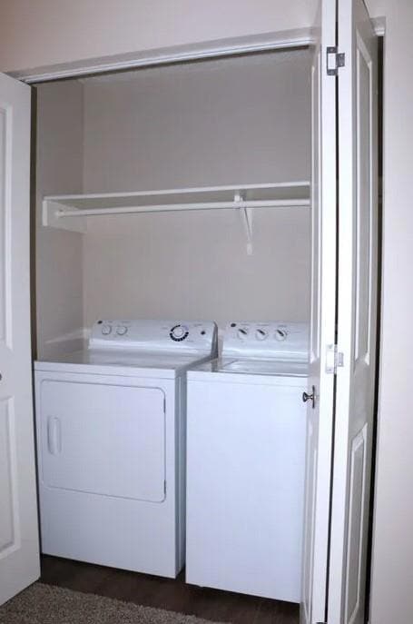 Laundry area with washer and dryer