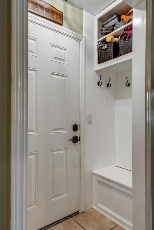 Storage Cubby area just inside from garage