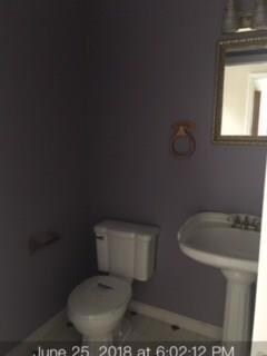 First floor half-bath