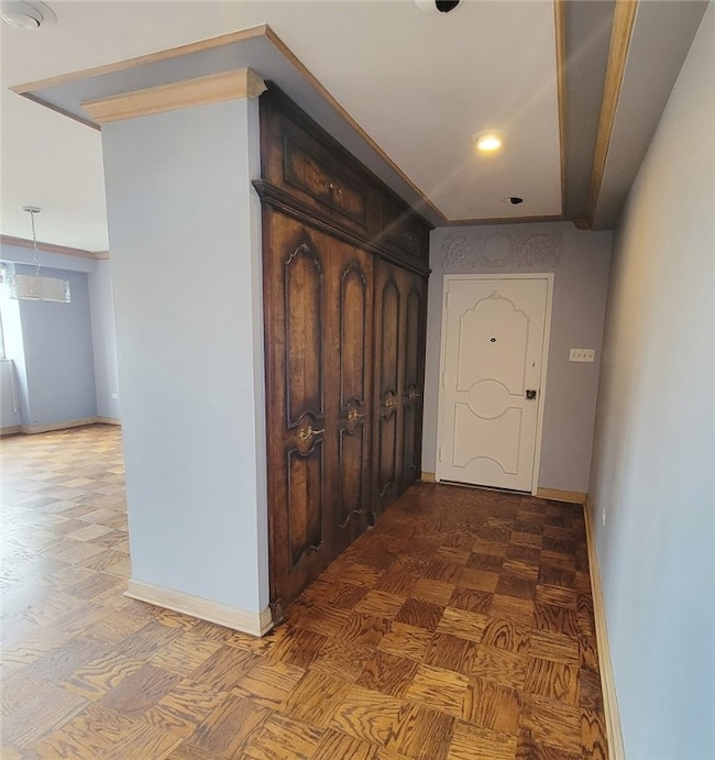 Entry with two large closets