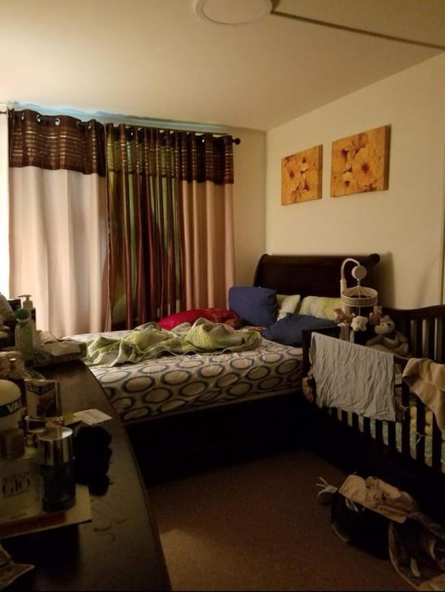 Bedroom featuring carpet flooring