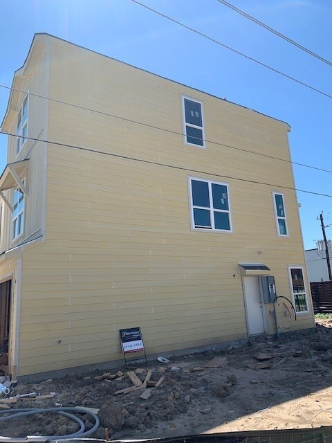 Under construction. Exterior elevation to be paint