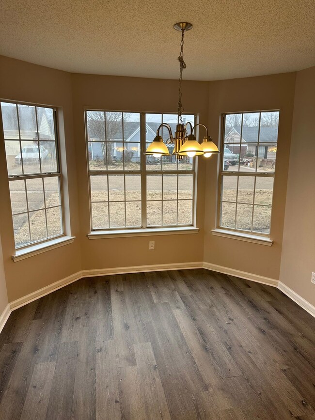 Unfurnished dining area featuring a healthy amount