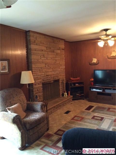 Den with FirePlace