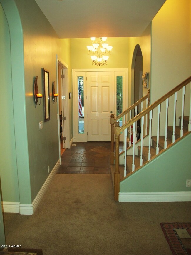Look back toward from entry