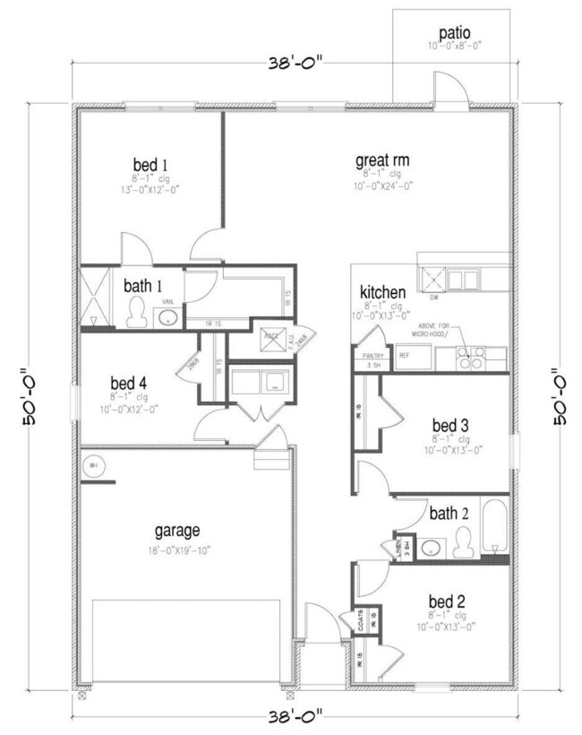The Lovely Freeport Floorplan