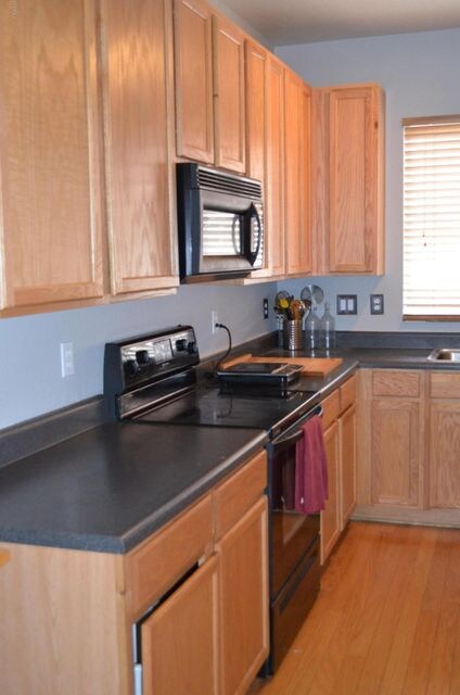 Newly painted kitchen