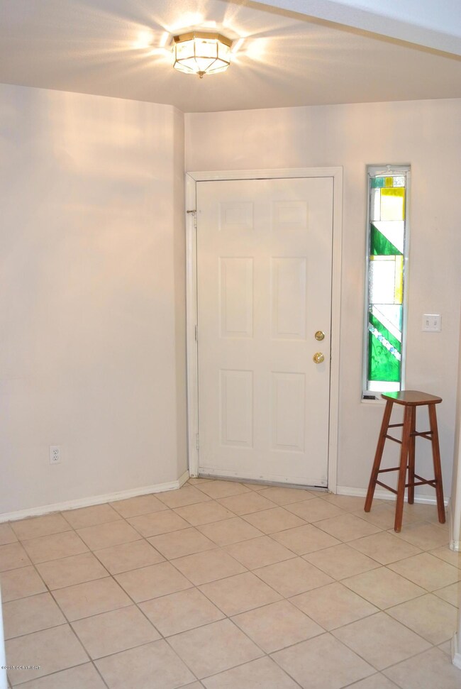 Tiled entry way