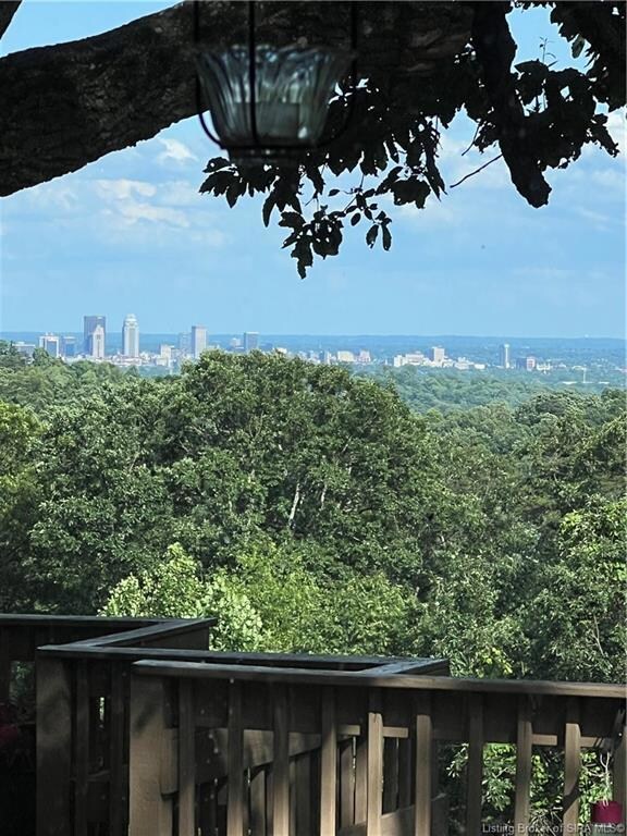 Personal view from side deck