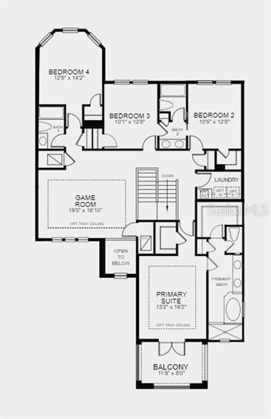 Structural options include: bed five with bath in place of study, pavers at driveway, lead walk, and entry, owner's bath rain shower, pot filler at kitchen backsplash, interior door 8' tall, gourmet kitchen with appliances included.