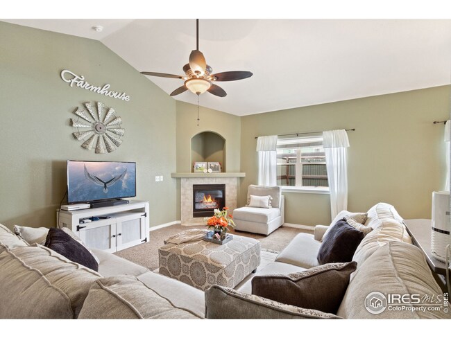 Living Room with Gas Fireplace