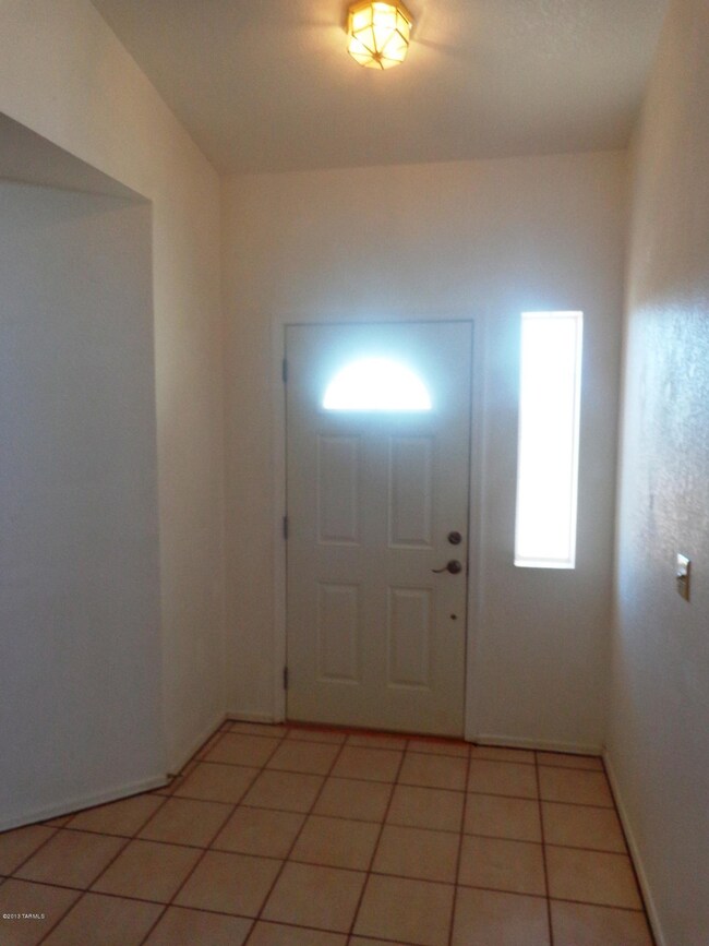 Interior front entry