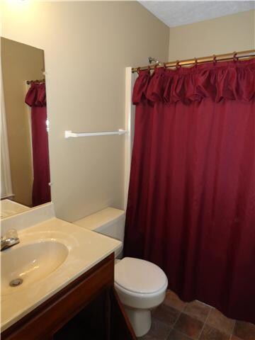 Master Bath with combo tub/shower.