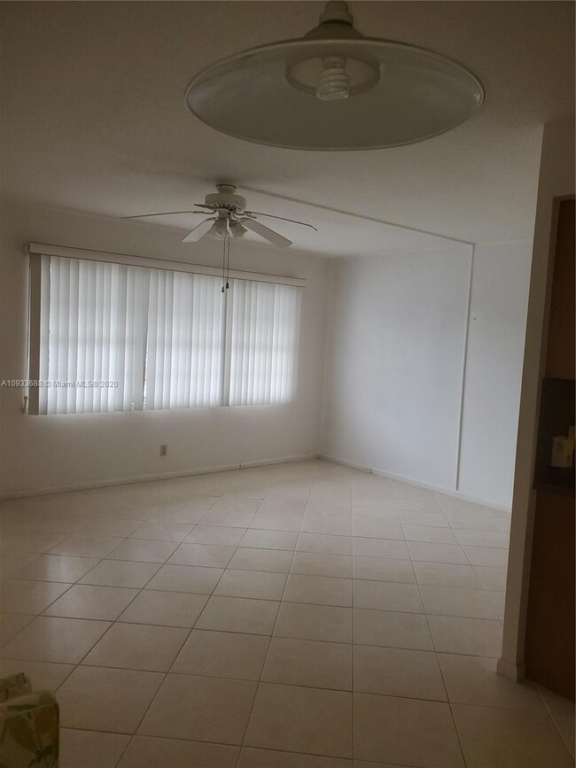 Tiled Living/Dining area