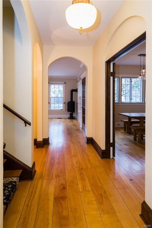 This is a splendid hallway that sits at the hub of