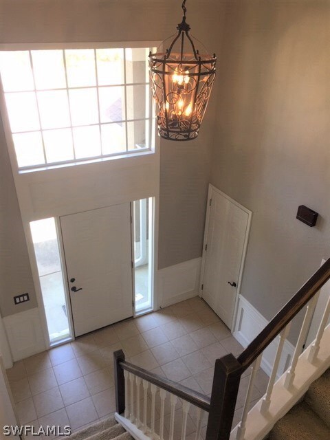 Stately two story entry Foyer