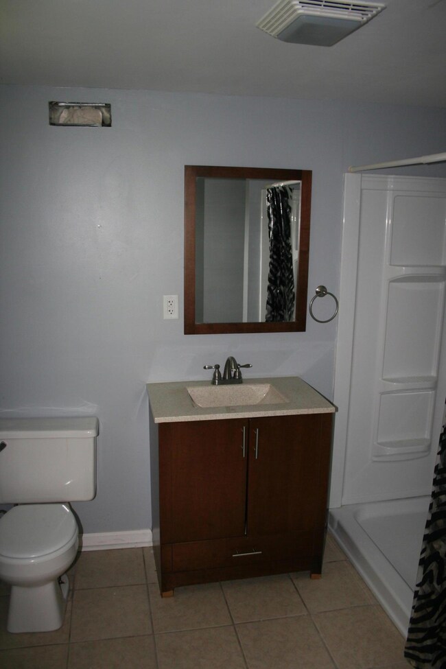 Lower level bath