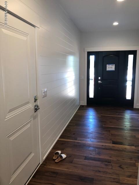 Front Entry with Shiplap