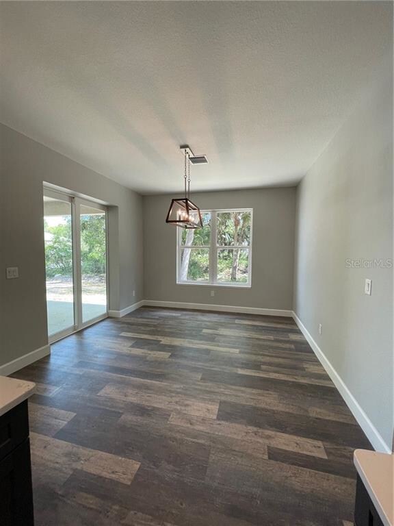 Dining Area with Beautiful Lighting